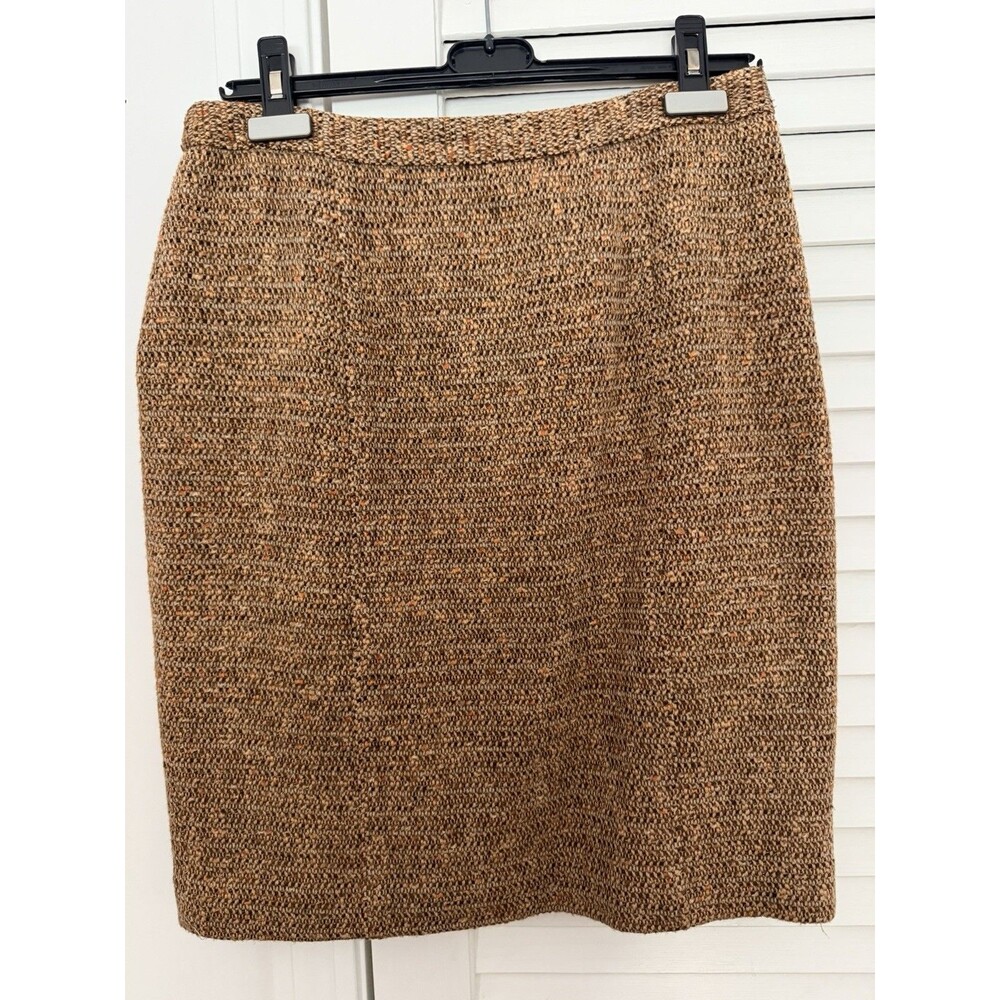 Tocca Women's Pencil Skirt 10 Brown Tan Colorway Business Quiet Lux